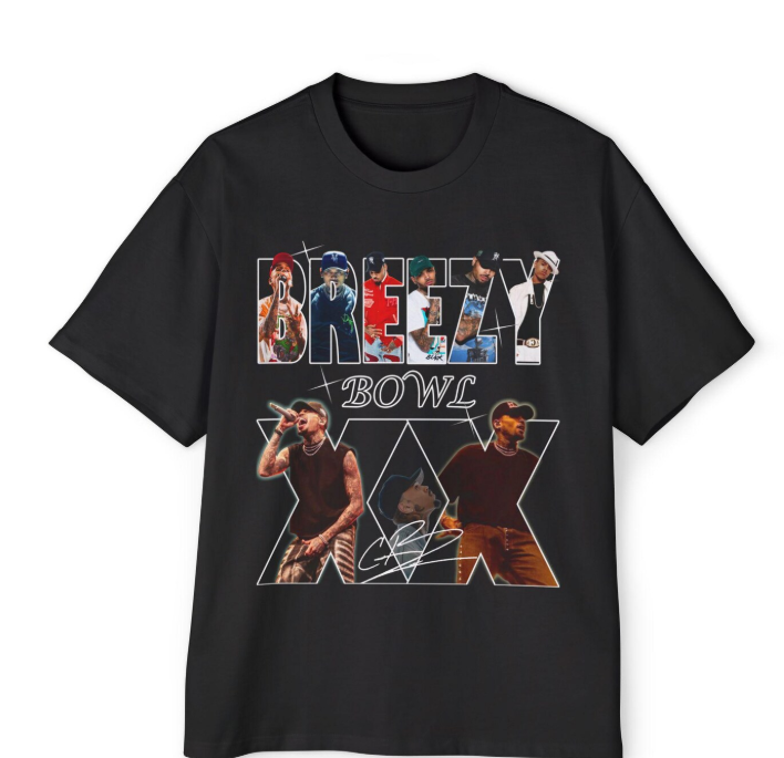 Custom Chris Brown Breezy Bowl T-Shirts