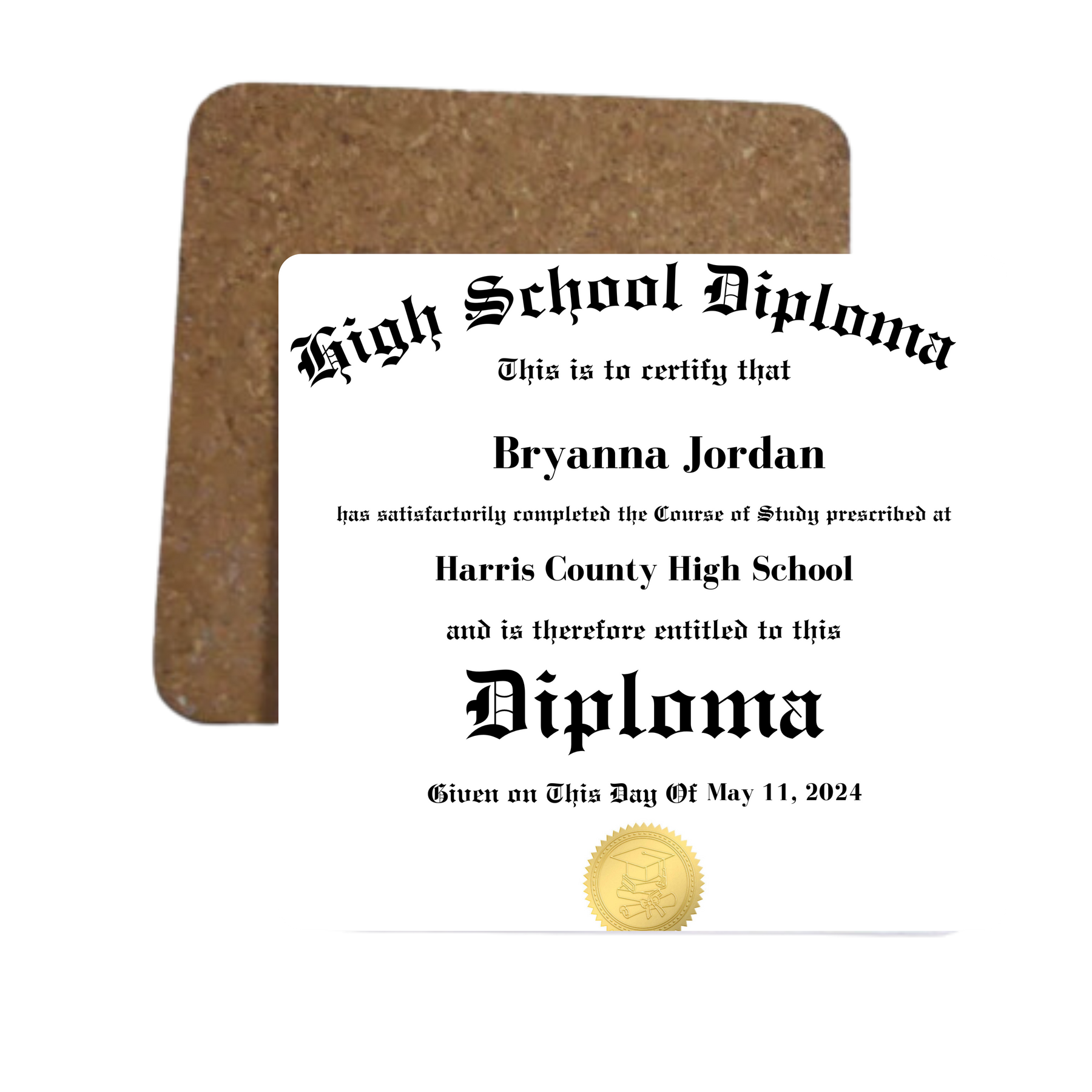 Custom Graduation Coasters