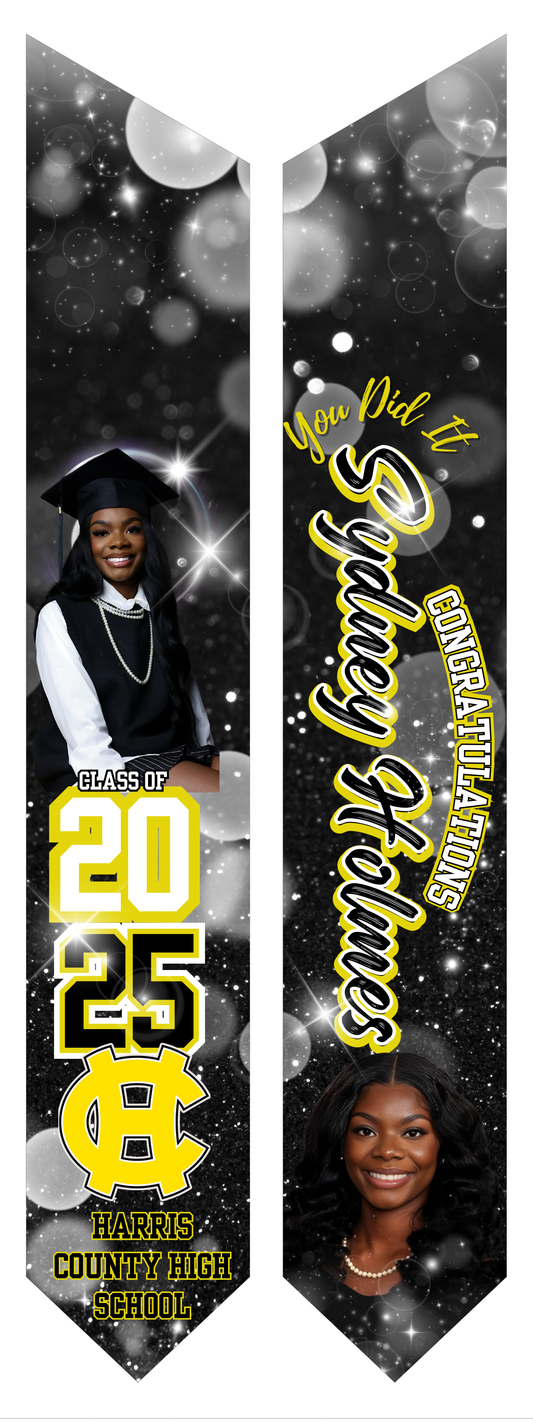 Custom Graduation Stole