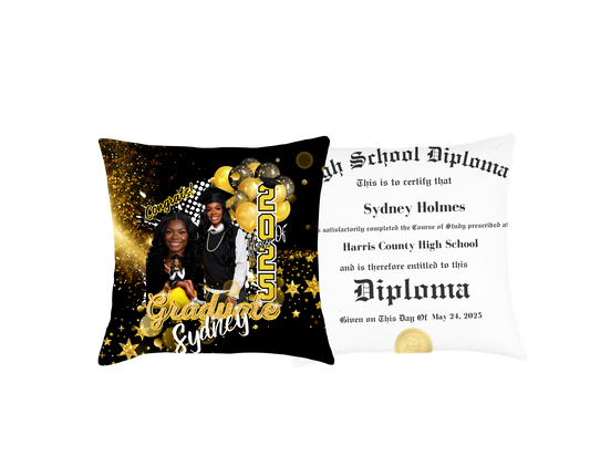 Custom Grad Pillow
