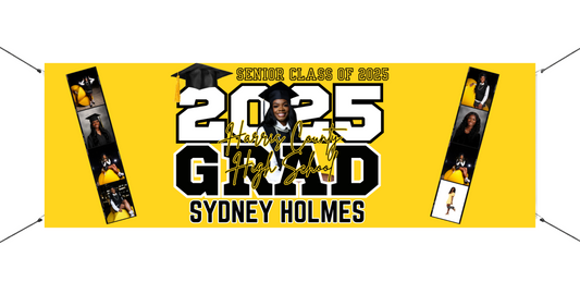 Custom Graduation Banner w/ Grommets 5ft X 16ft