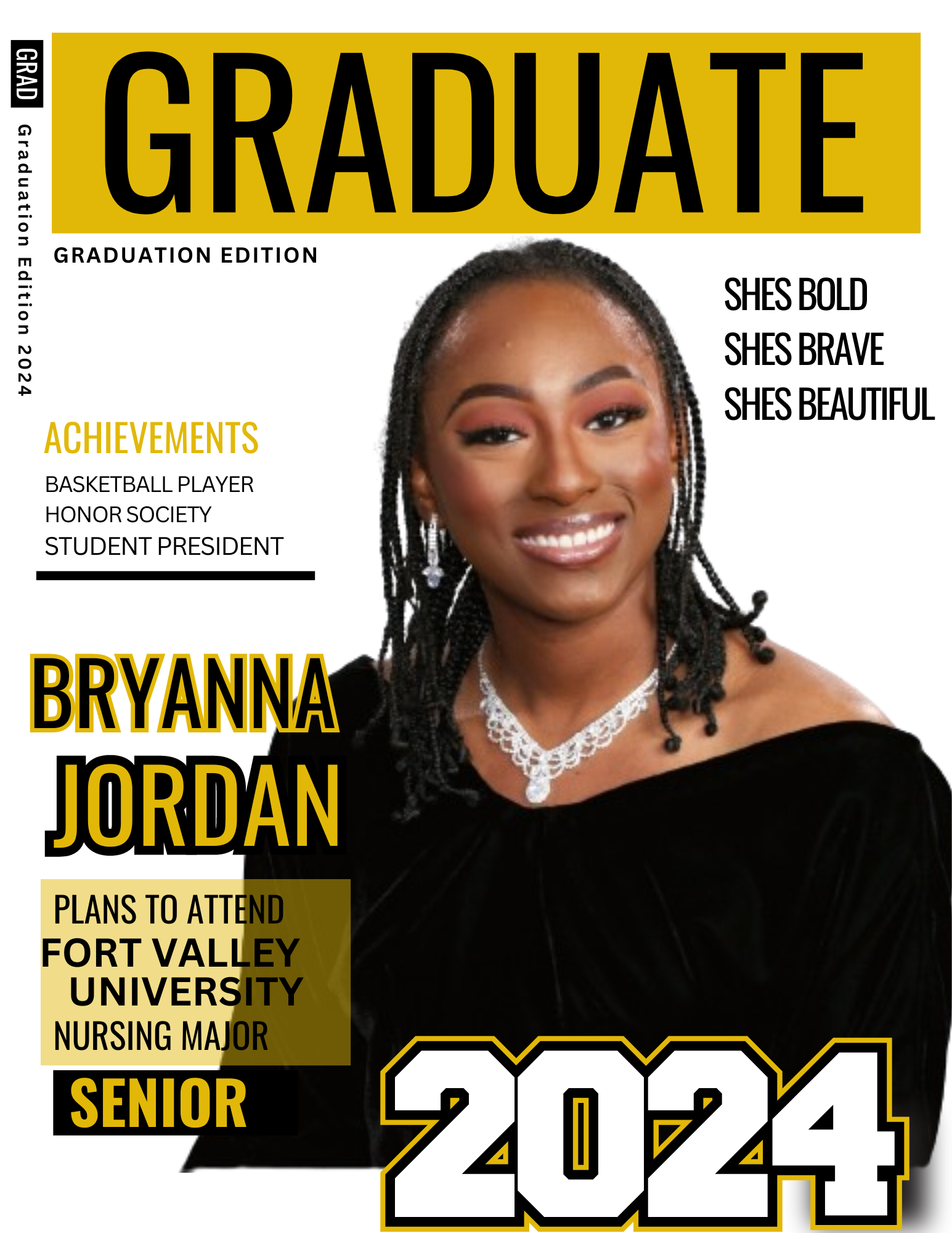 Custom Grad Magazine Cover