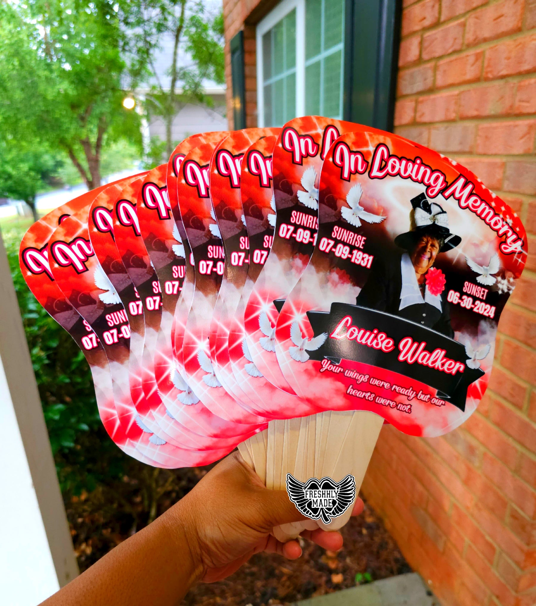 Memorial Fans (Quantity 5)