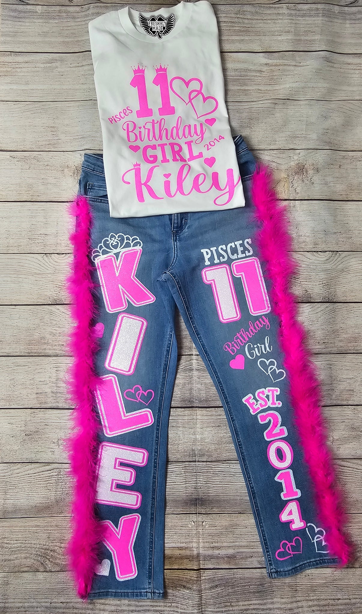 Custom Birthday Outfit **Pants & Shirt ONLY (Fur Not Included)**