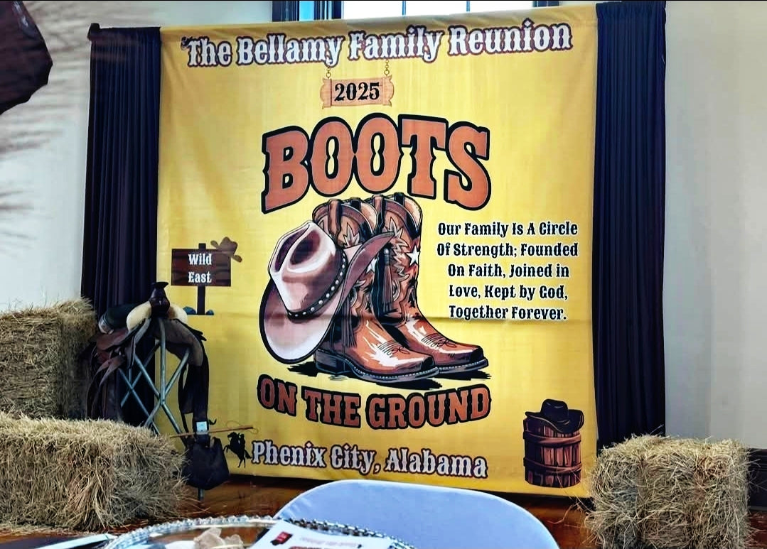 Custom 8x8 Backdrop (Stand NOT Included)
