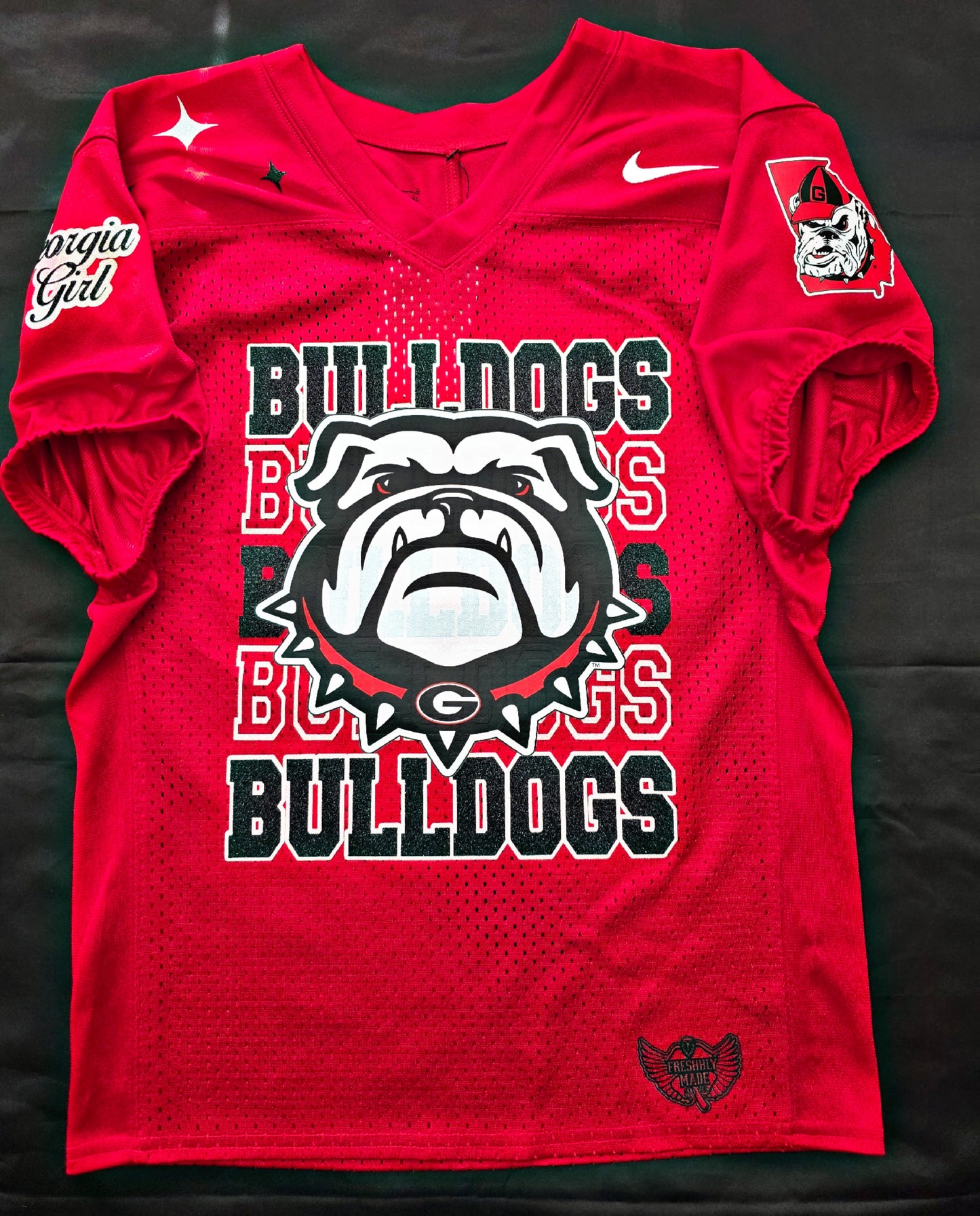 Custom Ga Bulldog Jersey